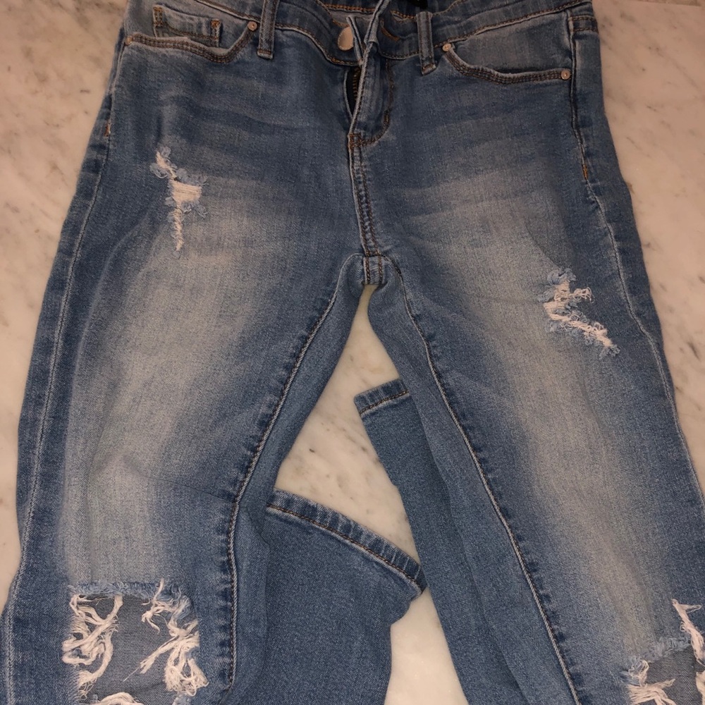 Lightly worn jeans!